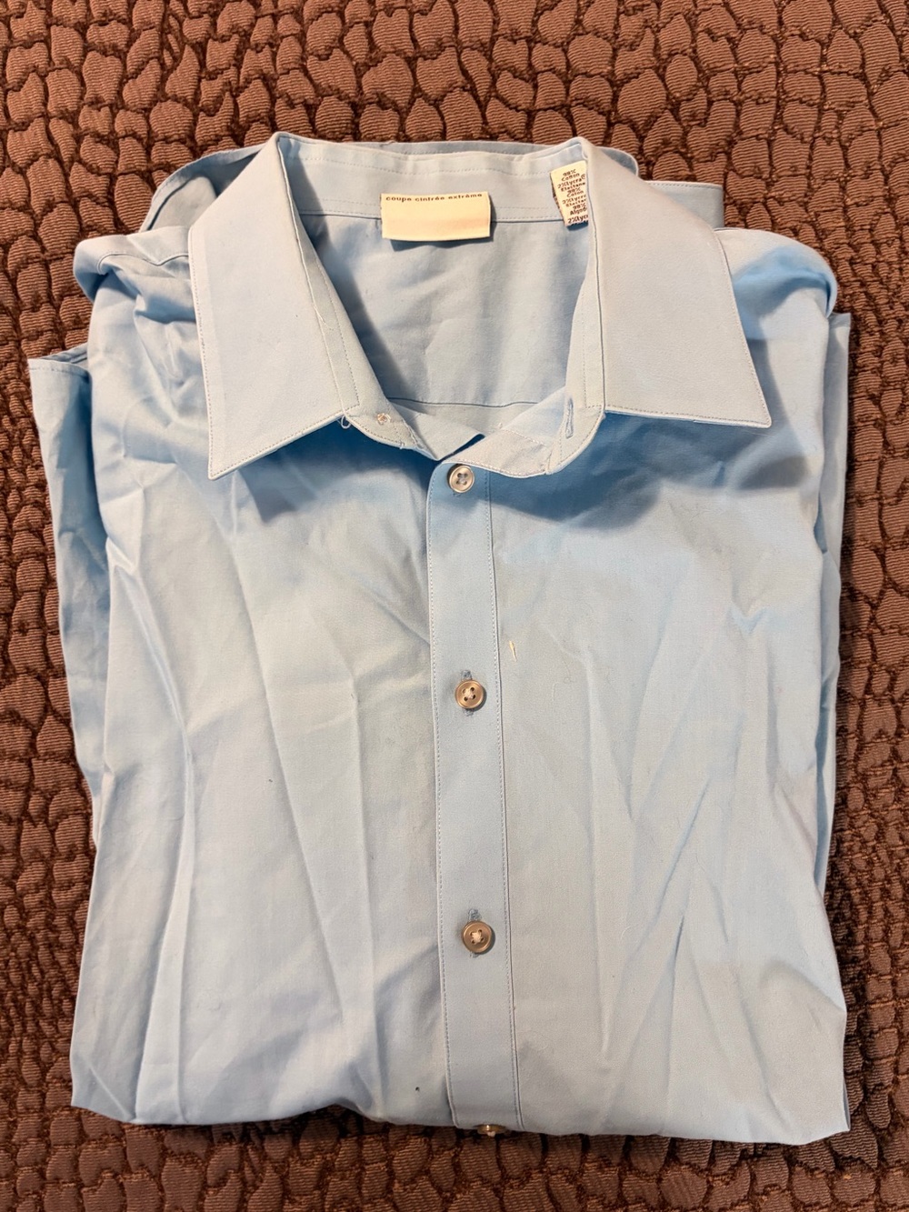 Calvin Klein Light Blue Dress Shirt - Classic Point Collar